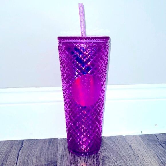 Starbucks 2023 Valentine Jeweled Taffy Pink Venti Tumbler HTF! RARE! - Picture 2 of 10
